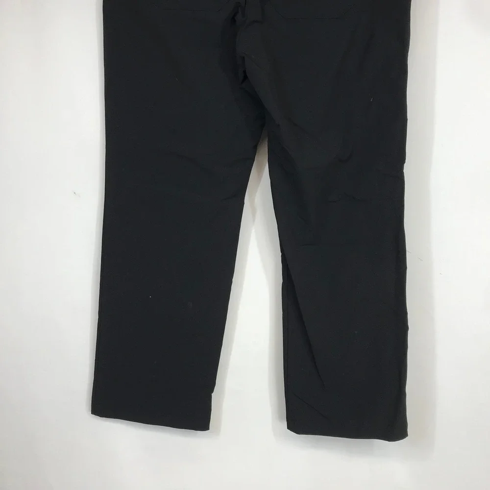 FIGS PRO Men Black Scrub Pants Elastic Waist Straight Leg M23WW2002S Large Short